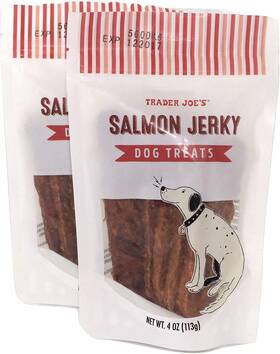 Trader Joes 652811914016 Salmon Jerky Dog Treats 2 Pack Trader Joes 652811914016 Salmon Jerky Dog Treats 2 Pack