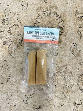 70025 Trader Joes Chhurpi Dried Himalayan Cheese Yak Dog Chew Treats