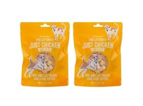 Oo743440 Trader Joes 2 Pack Joe S Freeze Dried Just Chicken Dog And Cat Treats 2oz Exp 1/15/27
