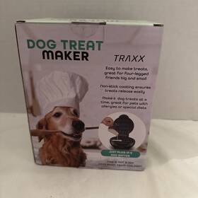 Traxx 922342822418 Dog Treat Maker 6 Treats New In Box Including Recipe Book Manual