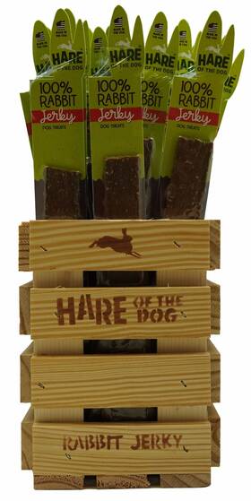 Treat Planet 856595005834 36 Count Hare Of The Dog 100% Rabbit Jerky For Dogs