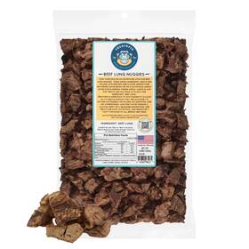 Treatopia 840369984272 Beef Lung Nuggies Dog Treats 1 Lb Bag - All-natural Sustainable