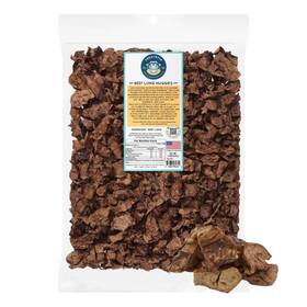 Treatopia 840369984302 Beef Lung Nuggies Dog Treats 2 Lb Bag Allnatural Sustainable He