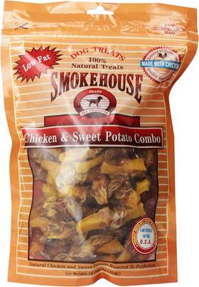 85432 Treats 100-percent Natural Chicken And Sweet Potato Combo Dog 16-ounce