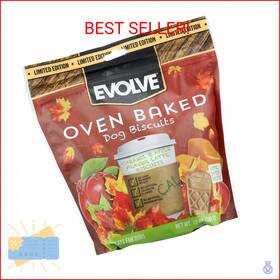 39062 Triumph Evolve Oven Baked Dog Biscuits 12 Ounces Caramel And Apple Flavor Latte