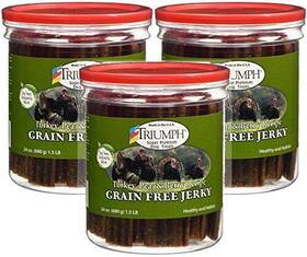 Triumph 638827648152 Sunshine Mills Dog Turkey Jerky 24-ounce Pack Of 3