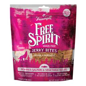 6680945 Triumph Single Free Spirit Deboned Salmon And Vegetable Jerky Bites 20 Oz