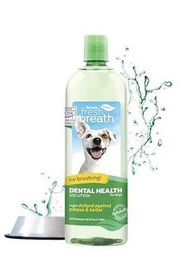 Tropiclean 622013293875 Fresh Breath For Dogs Dog Water Additive Dental Care