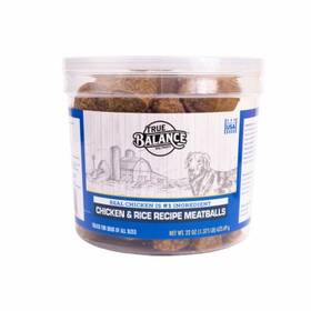 31840 True Balance Chicken/rice Meatball Dog Treats 22 Oz. -