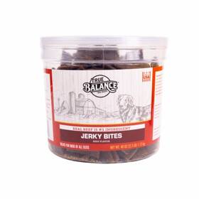 31843 True Balance Beef Jerky Bites Dog Treats 40 Oz. -