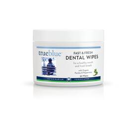 Trueblue 893217001058 Parsley And Peppermint Fast Fresh Dog Dental Pre-moistened Teeth Cleaning