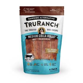 Truranch 810022723548 Collagen Rolls - 6 Inch For Dogs Long Lasting Healthy Joint Supp