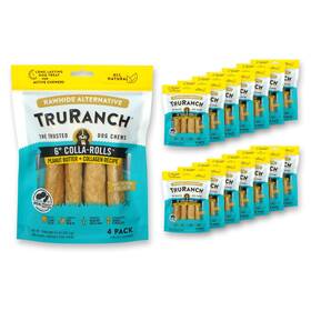 Tr2060 Truranch Collagen Rolls - 6 Inch For Dogs Long Lasting Healthy Joint Supp