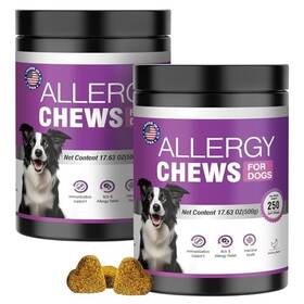 B0fjdwzpgy Ttlxri Dog Allergy Chews 500pcs Skin Relief Anti Itch Immune Bites For Dogs
