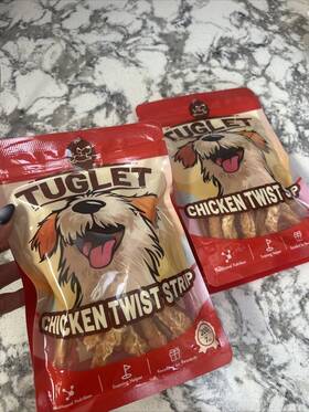 2-tuglet Tuglet 795850910493 Natural Chicken Strip Dog Treats Nutritious Snacks With Taurine