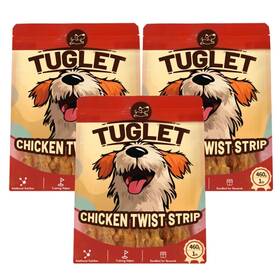 Tuglet 795850910554 Chicken Jerky Strips Dog Treats Natural Training 3-pack 3 X 460g/1 Lb
