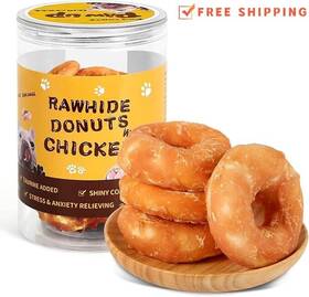 Tuglet 795850911254 Healthy Dog Treat Chicken Wrapped Rawhide 4pcs With Taurine For Aggressive Chewer
