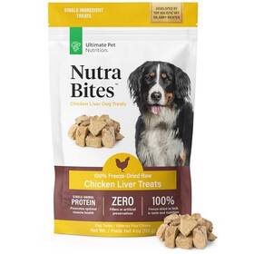 B0czy38yyn Ultimate Pet Nutrition Nutra Bites Freeze Dried Raw Chicken Liver Dog Treats