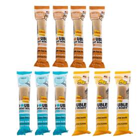 Ultra Chewy 877869005145 Peanut Butter Chicken Bacon And Cheese Flavors Long-lasting Treats Made Inch
