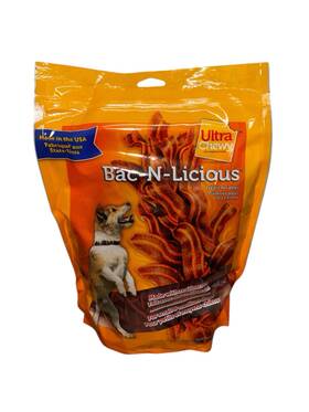 Ultra Chewy 877869006487 Bac-n-licious Dog Treat Bacon Flavor Snack For All Dogs Sizes M-usa