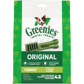 Un Brand 445032632639 Original Teenie Natural Dry Dental Treats For Dogs 12 Oz Pack 43