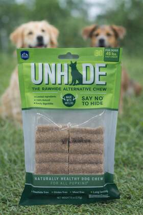 Unhide 859552003348 The Rawhide Alternative Chew Dog Made With Antlers Perros