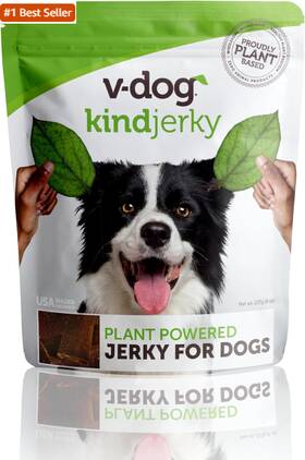 V-dog Inc. 705353322938 Kind Jerky - 100% Vegan Treats Plant Based Protein And Superfo