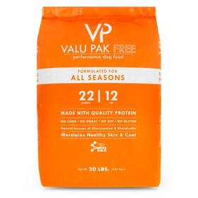 4320 Valu Pak 20 Lb Valupak 22/12 Dog Food Orange Bag