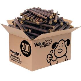Valuebull 191938076349 Improved Collagen Sticks Beef Chews For Small Dogs Thin 6 Inch 200 Cou