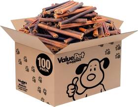 Valuepetsupplies 445031810823 Valuebull Collagen Sticks Beef Dog Chews Medium 6 Inch 100 Count Bulk Pack