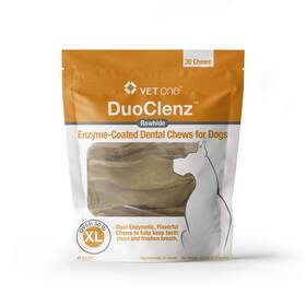 Vet One 786714110753 Vetone Duoclenz Rawhide Dental Hygenic Chews For Extra Large-sized Dogs 30-