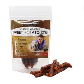 Vet Recommended 850003856216 Premium Chicken Wrapped Sweet Potato Jerky Treats - 10 Count Made With Real