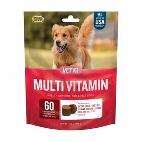 00142 Vetiq 5-in-1 Dog Multivitamin Hickory Smoke Flavor 60-ct. -
