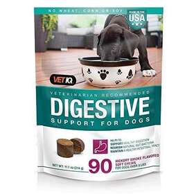 93600003090 Vetiq Digestive Supplement For Dogs Intestinal Balance Support Soft Chews 90 Count