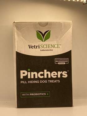 Vetriscience 026664014917 2 Bags New Pinchers Pill Hiding Dog Treats Chicken Flavor 11/2023