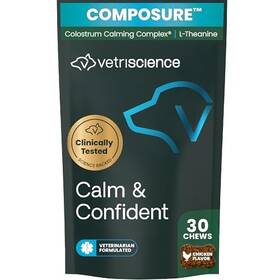 Vetriscience B001wn581u Calm And Confident Dog Calming Chews 30ct