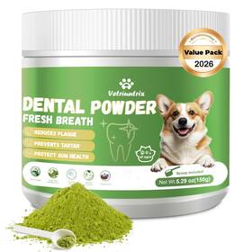 Pbdc-150 Vetriuntrix Dog Teeth Cleaning Powder Dental For Tartar Remove And Plaque Off