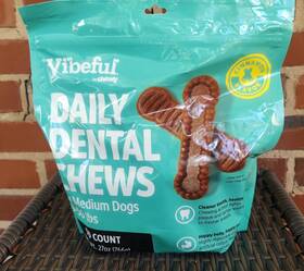 Vibeful 850024973398 By Chewy Cinnamon-flavored Daily Dental Chews For Medium Dogs