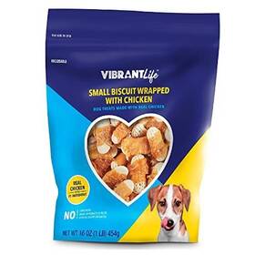 Vibrant Life 681131005005 Small Biscuit Wrapped With Chicken 16 Oz Bag