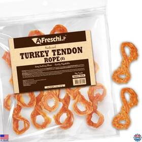 B0djvhsyn4 Visit The A Freschi Srl Store Afreschi Large Natural Turkey Tendon Ring - 10 Oz All-natural Chew For