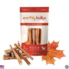 B09j7x1mxs Visit The Earthly Store Maplewood Smoked Bully Sticks 10 Ct - All Natural For Dogs Of Sizes