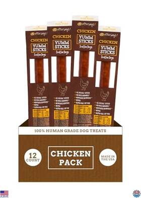 B07vdmgh64 Visit The Etta Says Store Yumm Sticks Premium Pork Dog Jerky Treats - Human-grade Usa Made