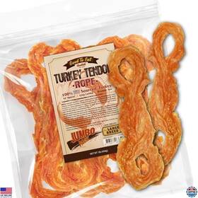 B0cqsrtjjw Visit The Gootoe Store Turkey Tendon Dog Treats 1 Lb - Natural Hypoallergenic Chews For Large Dogs