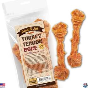 B0cy4wsgyw Visit The Gootoe Store All-natural Turkey Tendons For Dogs Hypoallergenic Chews 2-pack L