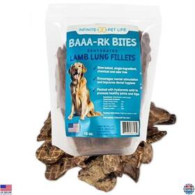 B0998cks9z Visit The Infinite Pet Supplements Store Life Baaa-rk Bites Lamb Lung Dog Treats - 10oz Usa-made Delicacies