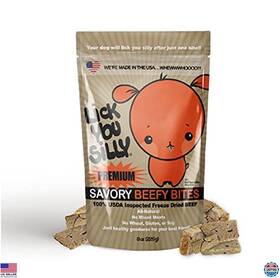 B01f1op1vw Visit The Lick You Silly Store Premium Freeze-dried Beef Liver Dog Treats High-protein Grain-free Snacks Usa