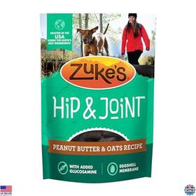 00613423000078 Visit The Merrick Store Zukes Hip And Joint Support Dog Treats Peanut Butter Oats 16 Oz Resealable