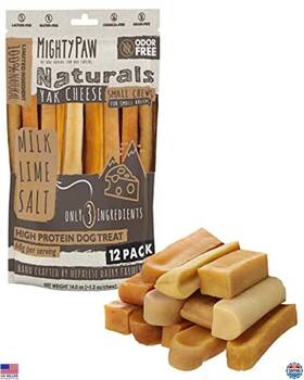 B0b9h86yp4 Visit The Mighty Paw Store Yak Cheese Chews - All-natural Dog Treats For Puppies And Chewers 12ct