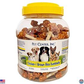 Crd-040 Visit The Pci Store Pet Center Inc. - Chicken And Brown Rice Dumbbells 2.5lbs. Adult Dog