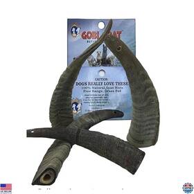 B088hh1gpy Visit The Qt Dog Store Gobi Goat Horns - 4 Pack Small 100% Natural Long-lasting Chews With Marrow